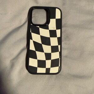 OtterBox Black and White Checkered Phone Case